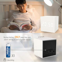 Reloj Despertador Inteligente LED de Madera - details 6
