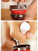 Abrepuertas Rápido De Acero Inoxidable Para El Hogar Ajustable Abrebotellas Abrevidrios Abrelatas Gadgets De Cocina - details 1