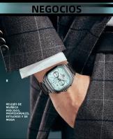 Reloj De Pulsera De Cuarzo MINI FOCUS Para Hombre Con Caja Cuadrada Y Correa De Acero Luminoso Función Multiusos Resistente Al Agua Y Al Shock - details 10