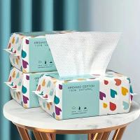 Toallas De Rostro Desechables De Algodón 100% Suaves Y Gruesas Para El Cuidado De La Piel Eliminando Maquillaje Wipes Secos Para El Baño - details 0