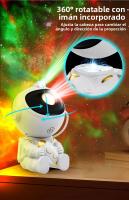 Proyector De Estrellas LED Astronauta Para Decoración De Habitación Luz Nocturna Galaxia Regalo Para Niños Lámpara Del Cielo Estrellado - details 5