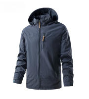 Chaqueta De Corrida Para Hombres Impermeable Y a La Viento Con Capucha Ligera Y Transpirable Ropa De Escalada Y Pesca - details 13