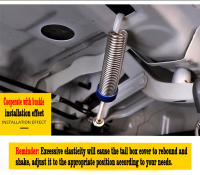 Dispositivo De Resorte Metálico Ajustable Para Apertura Del Maletero Del Coche Compatible Con Honda Accord Civic Integra City - details 20