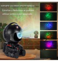 Proyector De Astronauta LED Luz De Noche Galaxia Decoración De Escritorio Cielo Estrellado Creación De Ambiente Para Dormitorio Hogar - details 3