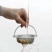 Tapón De Baño De Acero Inoxidable Con Cepillo Filtro De Desagüe Para Cocina Y Piso Herramienta De Cocina Con Mango - details 6