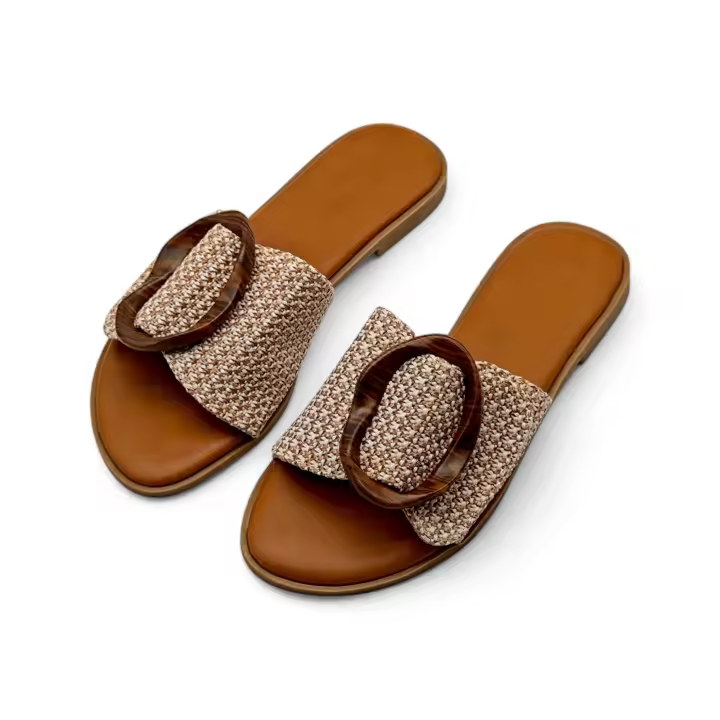 Calzados soraia, sandalias plana para mujer uso casual, ideal para un look de verano ✅ Entrega 24/72h a España Vacación Elegante De moda Bohemio Vacación De moda Guay Elegant Fashionable Rhinestone - 1