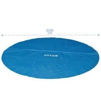 INTEX - Cobertor solar piscinas Easy Set/Metal Frame Ø305 cm, fabricado con polietileno y de 110 gr/m2 de espesor. tiene agujeros de drenaje para el agua de lluvia. peso del cobertor: 1,1 kg - details 3