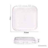 10 Piezas De Cajas Vacías Para Uñas En Forma Cuadrada Caja De Empaque Para Uñas Postizas Pequeña Caja De Negocios Para Negocios En Línea - details 2