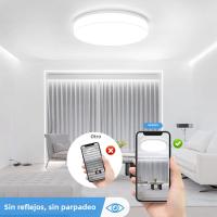 Luz De Techo LED Redonda Moderna Para Decoración Del Hogar Iluminación De Habitación Dormitorio Cocina Sala De Estar Fuente De Alimentación AC Fuente De Luz LED - details 6