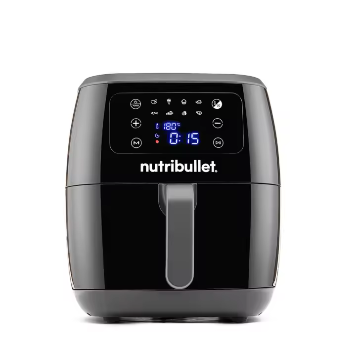 Nutribullet Freidora de Aire XXL Digital - 7L de Capacidad - NBA071 Negro | Cocina Saludable Sin Aceite - 1