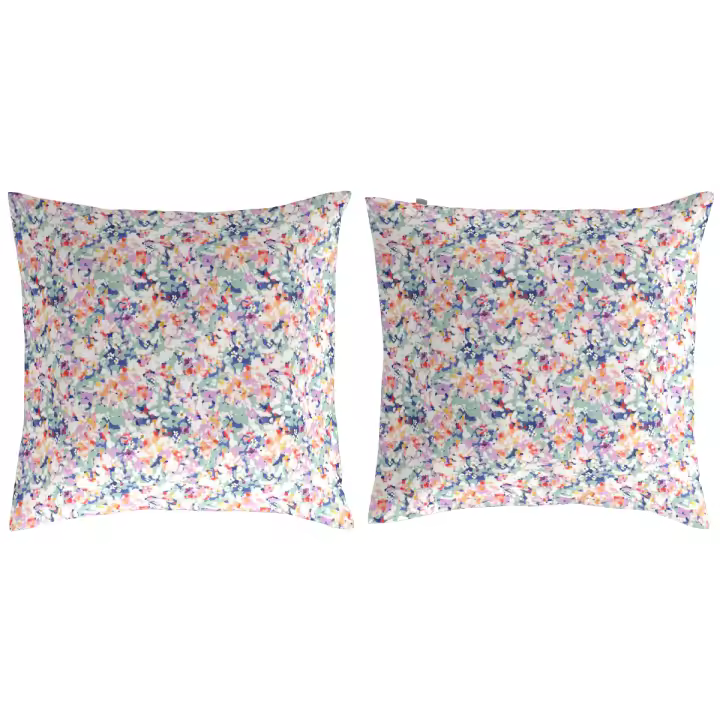 NAF NAF - 2 Fundas de almohada 65x65 cm 100% algodón POESIE B - 1