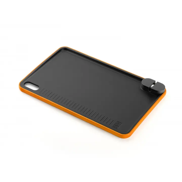 Bra - Tabla de Cortar con Afilador Efficient, 40 x 25 cm, Afila Cuchillos Cocina, Diseño Inclinado, Guía de Corte, Antideslizante, Apta Lavavajillas - 1