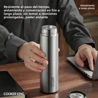 Botella De Agua COOKER KING 490ml Acero Inoxidable Taza De Té Para Negocios Serie Yun Dao Termo Para Oficina Con Aislamiento Térmico De 6-12 Horas - details 3