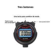 Reloj De Cronómetro LCD Portátil Profesional Para Deportes Con Cadena Timer De Cocina Digital Clásico Para Medir Tiempos - details 3