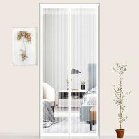 Cortina mosquitera Para Puerta,cortina de Puerta magnética,con Imanes de Cierre Automático y velcro - details 2