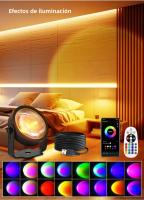 Lámpara De Proyección LED Inteligente Tuya Con Control Remoto IR Y App Smart Life Luz Nocturna RGB Para Fotografía De Fiesta Atmosfera - details 2