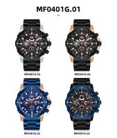 Reloj De Pulsera De Cuarzo Para Hombre MINI FOCUS Gran Dial Resistente Al Agua Con Función De Calendario Y Luz Trasera Acero Inoxidable Estilo Casual - details 19