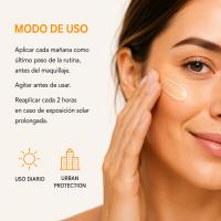 🎀Singuladerm-XPERTSUN URBAN Color Natural Claro SPF50+ | Protector Solar Facial Diario con Color Claro | Emulsión Ultraligera Oil-Free con Pigmentos Unificadores | Protección UVA/UVB, IR y Contaminación - details 1