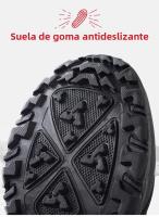 Botas De Invierno Para Hombre Talla Grande Con Plush Cálido Botas De Rodilla Alta Cómodas Para Exterior Zapatos De Invierno Con Cierre De Cremallera - details 7