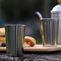 4PCS Copas De Camping De Acero Inoxidable 30/70/170ml Taza De Viaje Portátil Para Café Baijiu Whiskey Ocio Al Aire Libre Senderismo Barra Nestable - details 10