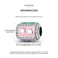 Pulsera De Bangle DIY Con Colgantes De Oso Polar Ciervo Zorro Y Aves Con Cuentas De Oración Plata Original Joyería Fina Para Mujeres Regalo - details 14