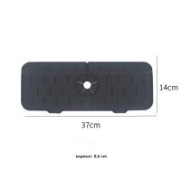 Alfombrilla De Fregadero Ecológica De Silicona Protector De Encimera Absorbente Para Grifo Y Drenaje De Cocina Accesorio Para El Hogar - details 9