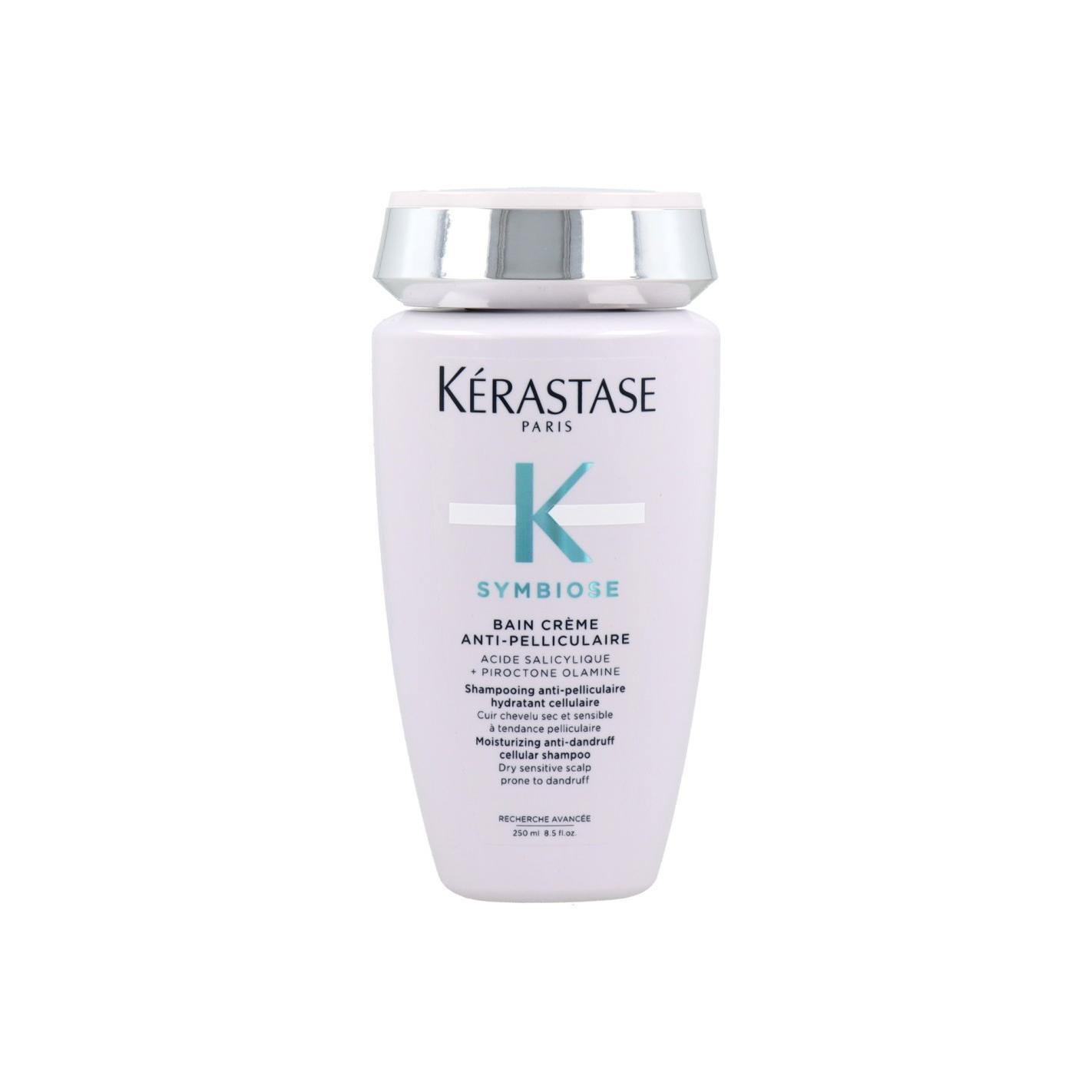 Kerastase Symbiose Anti-pelliculaire Bain Creme/champú 250 Ml, bain Creme Anti-pelliculaire Es Un Baño Anticaspa Hidratante Celular Para El Cuero Cabelludo Seco Y Sensible Con Tendencia A La Caspa.