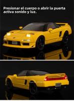 Honda NSX 1:32 Coche De Juguete Educativo Para Niños Con Luz Y Música Abrigo De 5 Puertas Vehículo Miniatura Con Retroceso Pull Toy - details 5