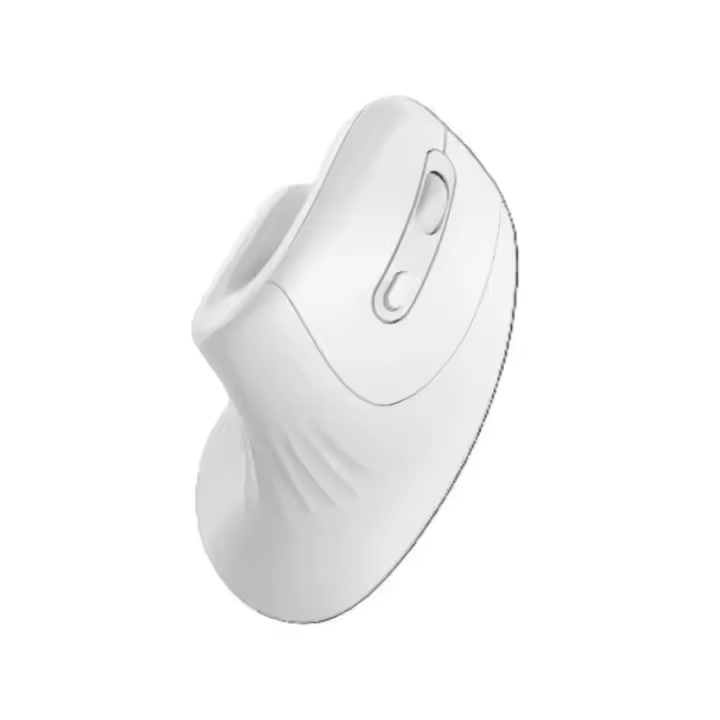 Nilox nxmoev03 wireless vertical mouse 3200 dpi, ergonomic design with 6 buttons for gaming and work, minimizing fatigue with a natural wrist position, compatible with windows and macos. - 1