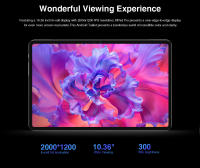 N-one NPad Pro Tableta 10.36 Pulgadas Pantalla 2K UNISOC T616 8GB + 128GB Batería 6600mAh Carga 18W 4G Wifi Doble Banda Altavoces Cuádruples Android 12 Bluetooth 5.0 - details 3