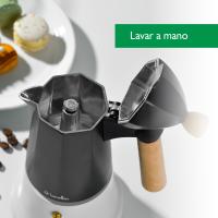 Cafetera Safari de Aluminio para 6 Tazas - Colores Rojo y Crema - Mango de Madera de Haya - Fácil de Limpiar - No Apto para Lavavajillas - Diseño para Amantes del Café - Marca United Colors Of Benetton - details 14