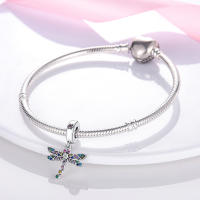 Encantos De Animal Colección Plata Francés Bulldog Gato Mariposa Ladybug Para Pulseras Originales Joyería Hechas a Medida - details 53