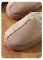 Pantuflas De Casa Para Mujer Invierno Suaves Suela No Esmerilada Cálido Peluche Pantuflas De Mujer Cerca De La Pared No Esmerilada Casual Algodón Zapatos - details 2