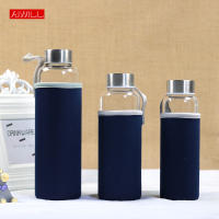 Botella Deportiva De Vidrio AIWILL Con Bolsa Protectora Reutilizable Para Adultos 280ml / 360ml / 550ml Para Actividades Al Aire Libre Y Ciclismo - details 11