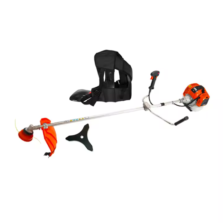 Desbrozadora Gasolina 58cc Barra Fija 28mm + Arnes Pro + Disco 3 Puntas SAKAWA 2,5cv - 1