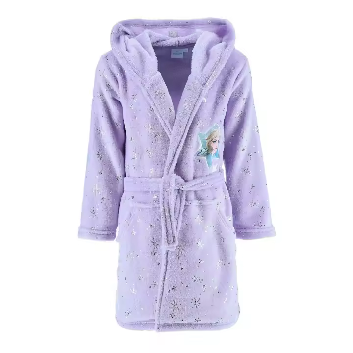 Bata coralina niña Disney - Frozen lila 8 años 128cm Raíz MERCHAN-STORE Batas - 1