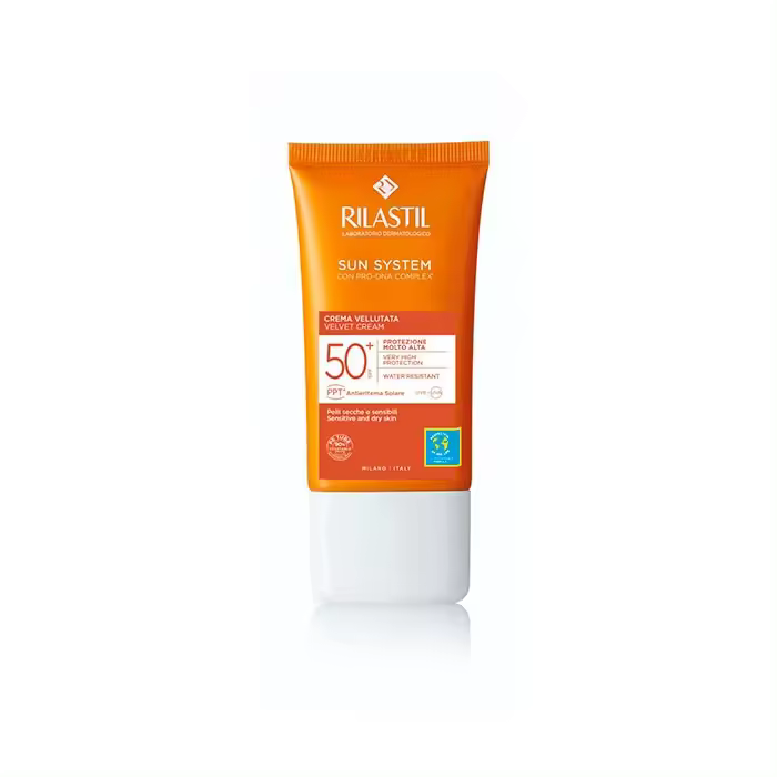 RILASTIL SUN SYSTEM 50+SPF CREMA VELVET HIDRATANTE 50 ML - 1