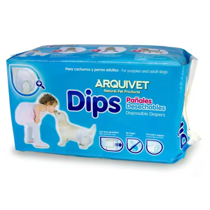 Pañal para perros Arquidips Talla S 16 Pcs. - 1