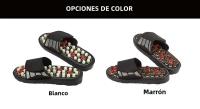 Pantuflas De Masaje Para Los Pies Terapia De Acupuntura Reflejo Piedra De Caminar Zapatos Masajeador De Piedra Cobblestone - details 9
