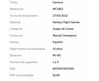 Gamora - Heroes Marvel Champions - Fantasy Flight Games - details 0