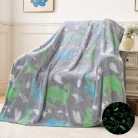 Manta De Terciopelo Para Noche Unicornio Dinosaurio Halloween Fútbol Cálida Suave Suave Anti-pelusa Para Niños - details 7