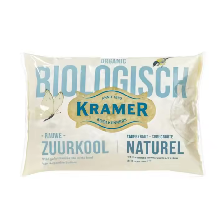 Chucrut Fresco Bio 500g Kramer Bioclub - Col Fermentada Ecológica - Rico en Probióticos - 1