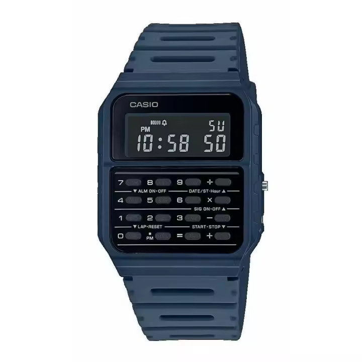 Reloj Casio Calculadora CA-53WF-2B azul - Alarma - Cronometro - 1