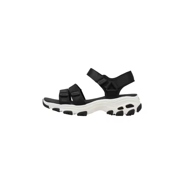 Skechers D'LITES FRESH CATCH Sandalias Planas Mujer Negro - 1