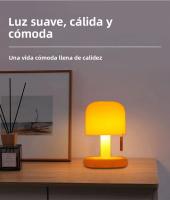 Lámpara De Mesa LED Recargable Mini Sunset Luz Nocturna Para Dormitorio Barra Decorativa Ambiente Minimalista Con USB - details 1
