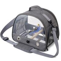 Mochila Portátil Para Perros Con Percha Y Ventana Lateral Plegable Pequeña Caja De Viaje Para Mascotas Suministros De Jaula Para Pájaros - details 0