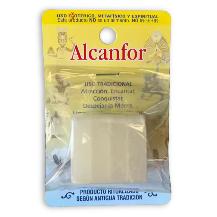 Alcanfor 4 x Pastilla 2,8 x 2.8 cm · Santeria Milagrosa - 1