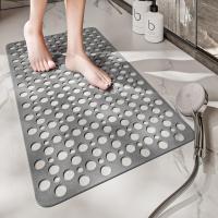 alfombras de ducha antideslizantes anti M LD, 75 alfombra de baño antideslizante de goma pequeña de 43 cm con orificios de drenaje, alfombra de ducha resistente a las bacterias lavable a máquina - details 3