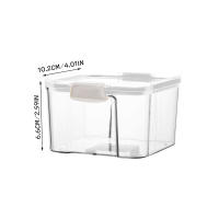 Contenedor De Alimentos Airtight Con Tapa Organizador De Armario Dispensador De Cereal Caja De Almacenamiento De Cocina Ecológico De Plástico PC Capacidad De 150ml - details 6
