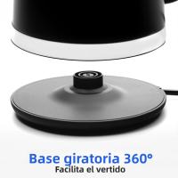 Hervidor Eléctrico De Acero Inoxidable 1.6L 1500W Rápido Cierre Automático Y 16 Horas Calor Mantenido Cuerpo Táctil Frío Protección De Secado - details 8